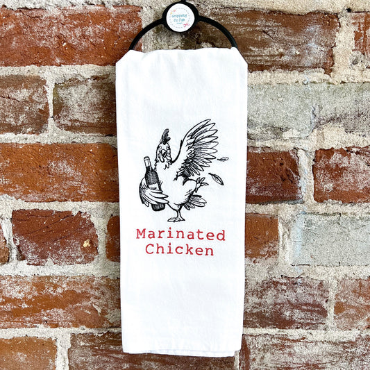 Marinated Chicken Flour Sack Towel