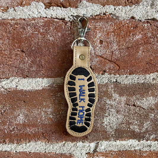 Walk Home Backpack Keychain