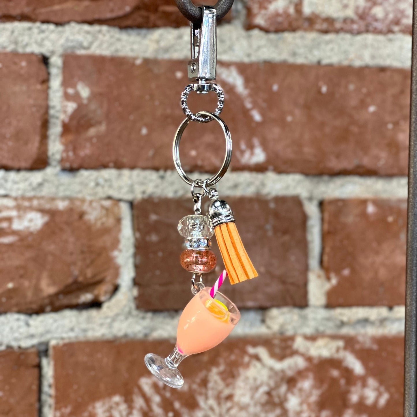 Orange Drink Keychain