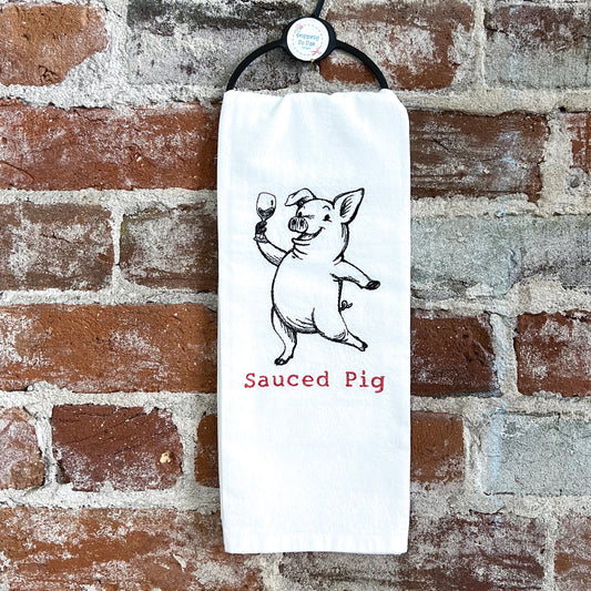 Sauced Pig Flour Sack Towel