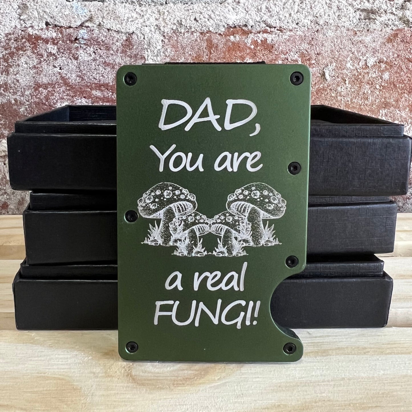 Dad, You are a real fungi Aluminum Wallet