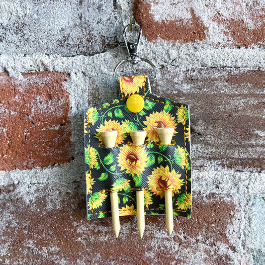 Sunflower Golf Tee Caddy