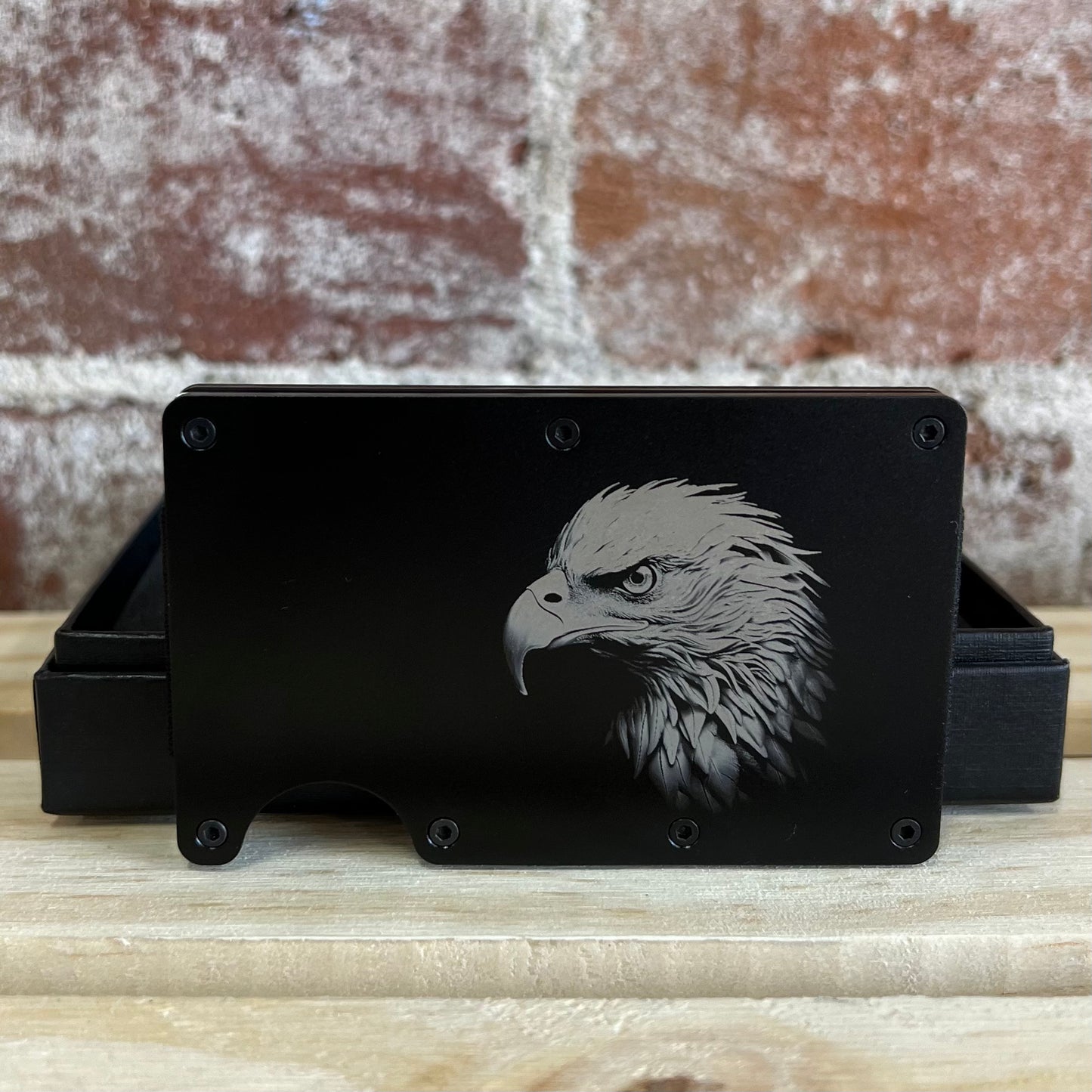 Eagle Head Aluminum Wallet