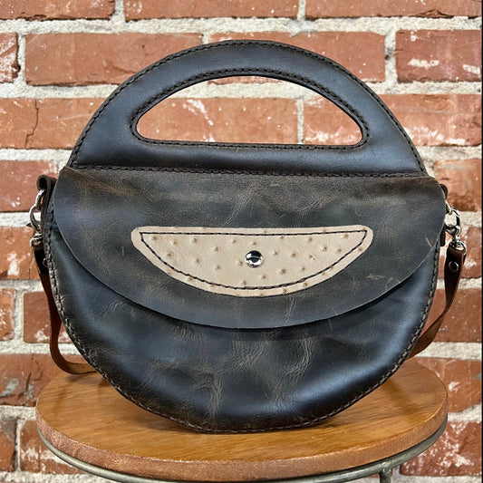 Handmade Leather Round Purse